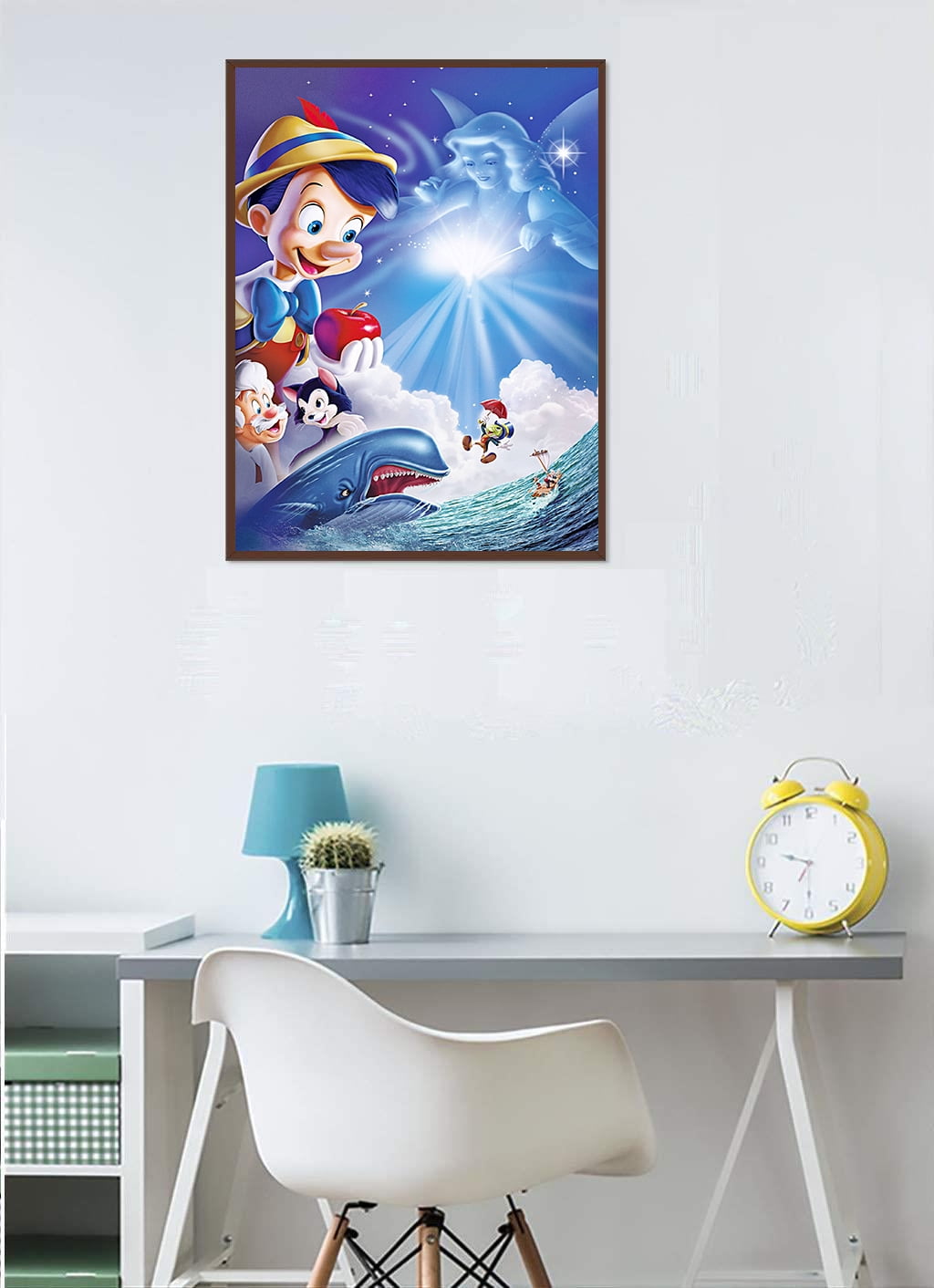 EOBROMD Salle Des Champignons Diamond Painting, 5D DIY Broderie