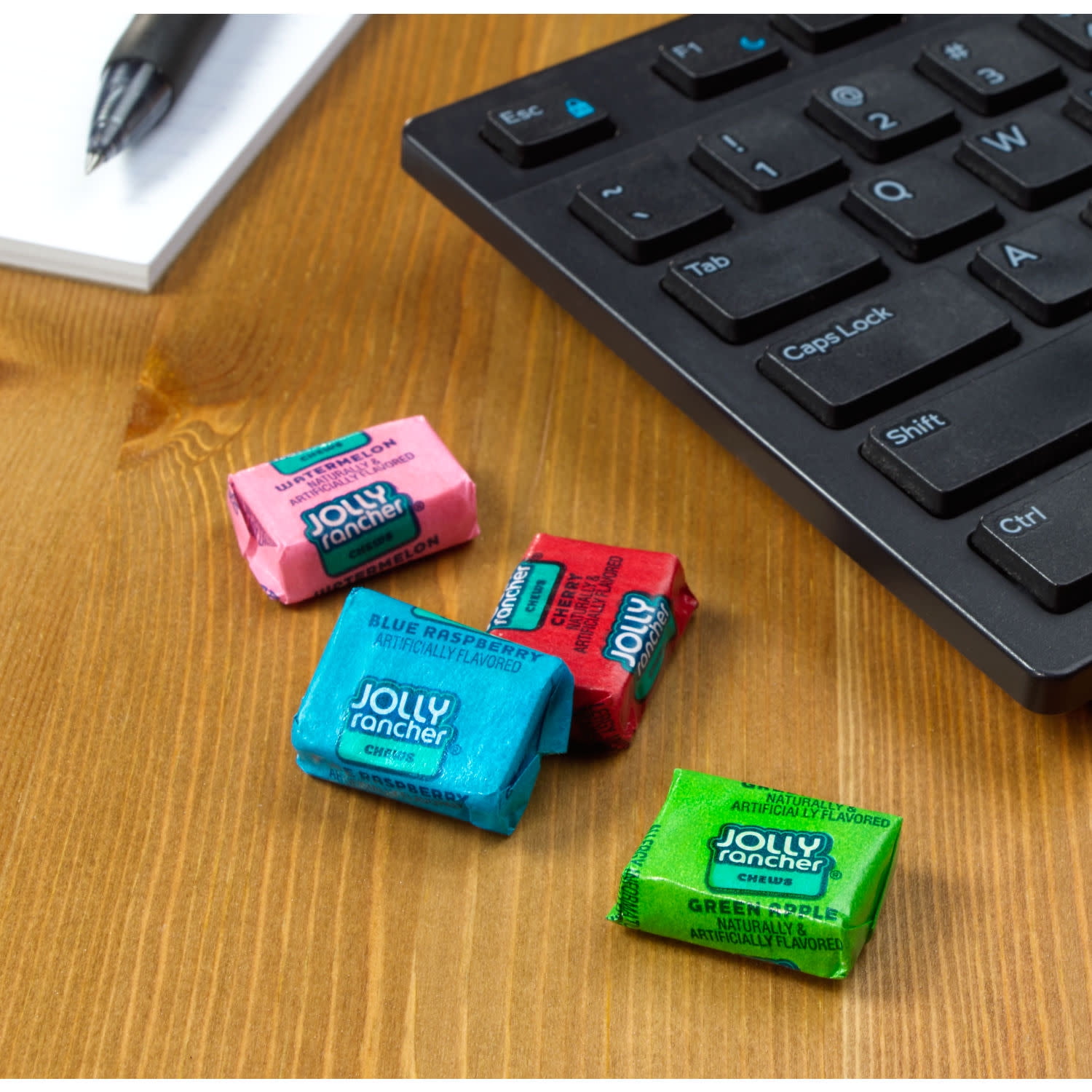 (2 pack) Jolly Rancher Chews Assorted Fruit Flavored Candy, Bag 13 oz