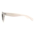 thumbnail image 3 of Womens Thick Horn Rim Plastic Giselle Designer Sunglasses Pink Mirror, 3 of 4