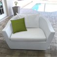 thumbnail image 4 of Joita Forma Coussin Carré Intérieur/extérieur Cousu Fermé - Tissu Polyester Vert, 4 of 5