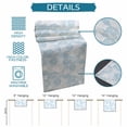 thumbnail image 6 of Ocean Shell Table Runner 72 Inches, Summer Coastal Seashells Texture Light Blue Bed Runner Dresser Scarves Tabletop for Indoor Outdoor Parties/Ceremony/Banquet, 16" x 72", 6 of 9