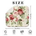thumbnail image 4 of Pioneer Flower Floral Print Pattern Dish Drying Mat for Kitchen 1 Pack, Ultra Absorbent Microfiber Dishes Drainer Mats,16"x18", 4 of 6