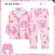 thumbnail image 1 of Conjunto de pijama con estampado de Sanrios para niños, cárdigan bonito de dibujos animados, My Melody, Kuromi, Pochacco, ropa Kawaii de manga larga, regalo para niños, 1 of 4