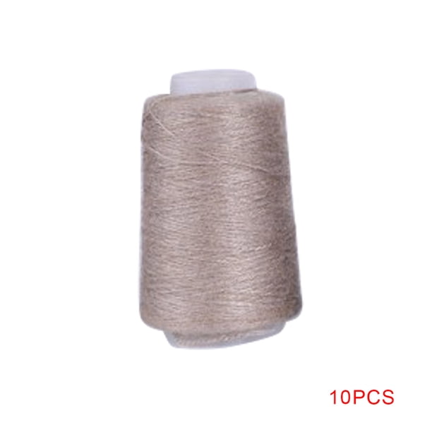 Hilo de bufanda de tejer suave y fino hilo de ganchillo a mano para coser DIY hilo de chal de invierno 20 g/rollo 10 Piezas Yuarrent HA1626-05B