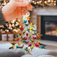 thumbnail image 4 of Christmas Decoration 2D Flat Acrylic Festival Pendant Colorful Tree Design Ideal for Indoor Use Windows and Homes, 4 of 4
