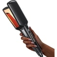 thumbnail image 1 of Plancha de pelo VANESSA PRO Flat Iron, plancha de titanio 100 % puro para una sola pasada para lograr un aspecto elegante, riza maravillosamente y alisa bien - 2 pulgadas, 1 of 5