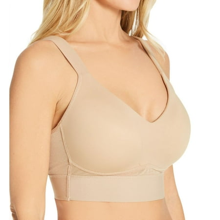 Women s Rhonda Shear 0021 Molded Cup Bra with Mesh Back Detail (Beige 1X)