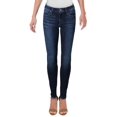 thumbnail image 1 of Joe's Jeans Womens Mid-Rise Distressed Skinny Jeans Blue 23, 1 of 2