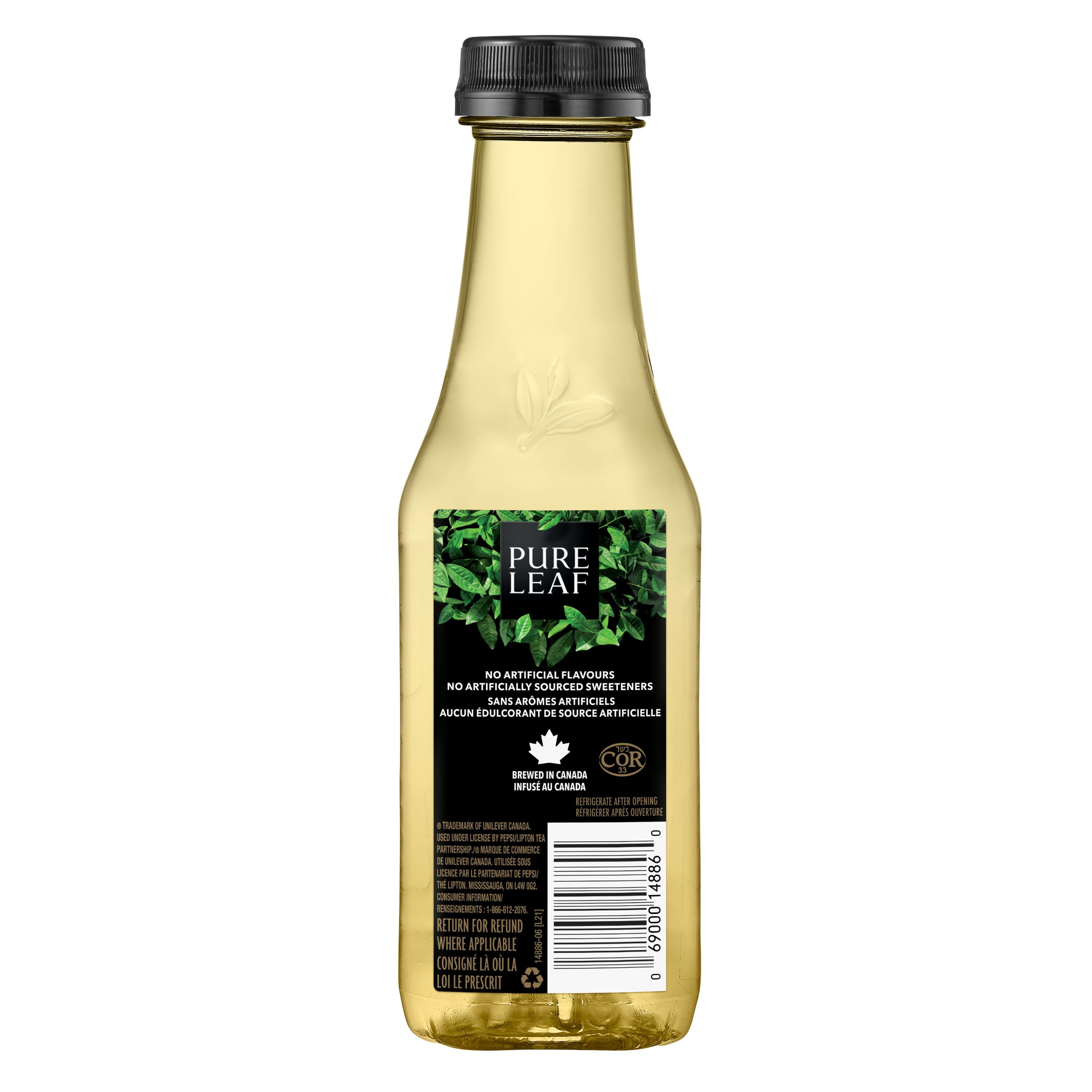 Pure Leaf Green Tea with Honey 547mL, Bottle, 547 mL