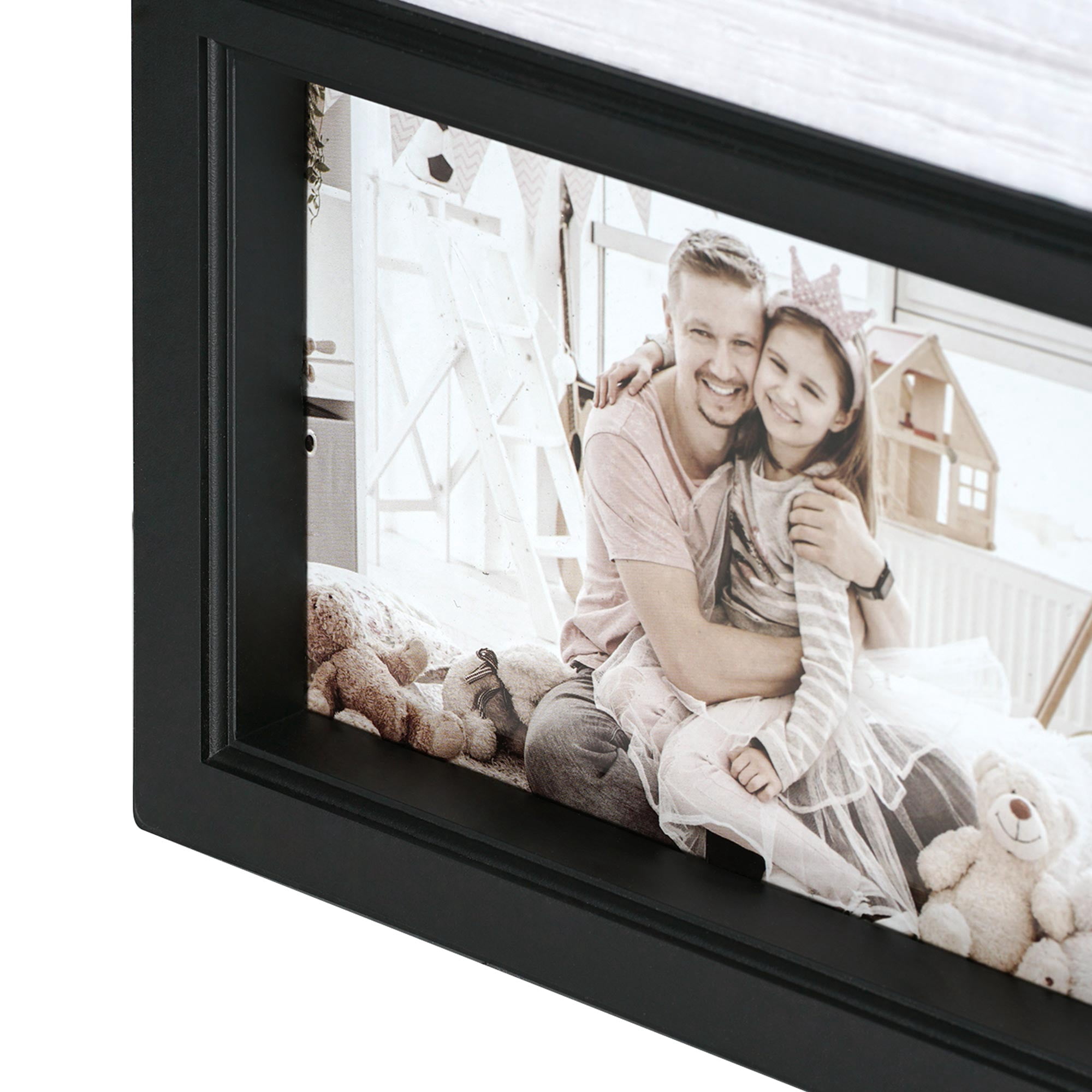 Crystal Art Gallery Family Black Photo Collage Frame - 18.7" x 15"