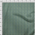 thumbnail image 3 of oneOone Cotton Silk Fabric Geometric Flame Stitch_Printed Craft Fabric BTY 42 Inch Wide, 3 of 4