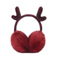 thumbnail image 1 of Cache-oreilles Mignons à Bois de Mode Extérieur Hiver Chaud Doux en Peluche Bandeau Réglable Ears Muff pour Femmes Filles, 1 of 7