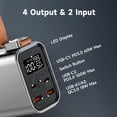 thumbnail image 4 of ALLPOWERS PB100 24000mAh Power Bank, 100W PD Fast Charging Portable Charger with LED Display & Light for Travel, Camping, Emergency, 4 of 10