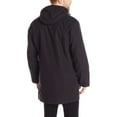 thumbnail image 2 of DKNY Men's Dickson 38 inch Hooded Raincoat with Removable Sherpa Liner, Black, 40 Long, 2 of 4