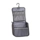 thumbnail image 3 of Bolsa de maquillaje de viaje Bolsa de aseo con gancho para colgar Bolso de maquillaje Plegable Multifuncional para viajes Baño Camping Actividad al Gris, 3 of 8