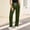Army Green, variant on Women's Solid Color Drawstring Pajama Pants Wide Leg Casual Comfy Sleepwear for Lounge and Yoga White