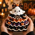 thumbnail image 2 of Halloween Crochet Tabletop Decor DIY Kit – 8-Pack Value Set with Crochet Supplies to Make Witch Ghost Fox Pumpkin,Surprise Halloween Gift for Adults, 2 of 9