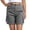 1d# Dark Gray, variant on Cargo Bermuda Shorts for Women Zipper Button Front Thigh High Solid Color Hiking Running Outdoor Pants with Pockets Light Brown M