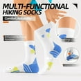 thumbnail image 4 of Mqamex Men's Compression Athletic Crew Socks,Sizes 9-14,Moisture Wicking,Targeted Cushioning(3-Pack), 4 of 6