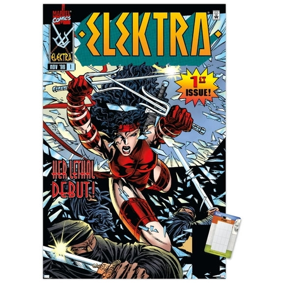 Marvel Elektra - Elektra #1 Wall Poster, 14.725" x 22.375"