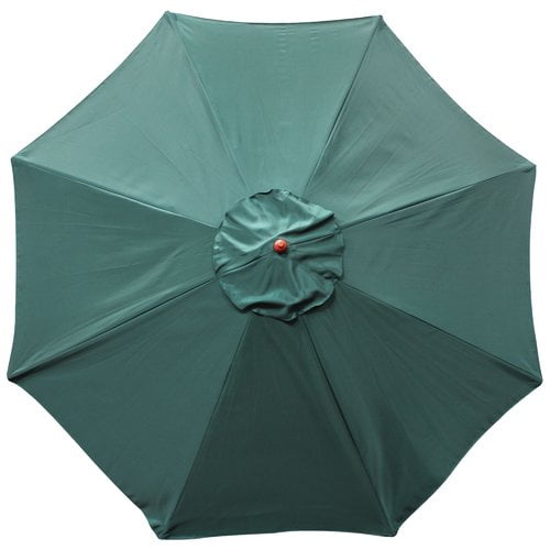 9' Wooden Market Umbrella by Generic