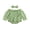 Green A, variant on St Patricks Day Baby Girl Outfit Clover Print Smocked Bubble Romper Jumpsuits with Headband 0 3 6 12 18 Months Cotton Spring Clothes