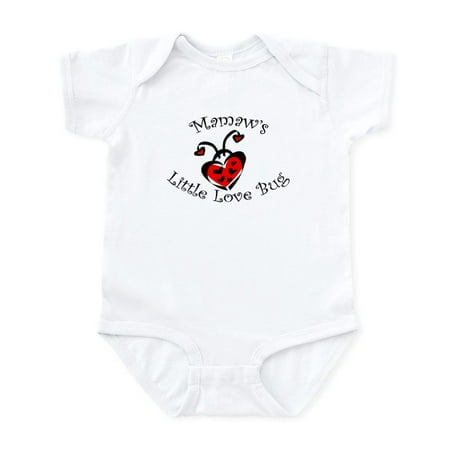 

CafePress - Mamaw s Love Bug Ladybug Infant Bodysuit - Baby Light Bodysuit Size Newborn - 24 Months
