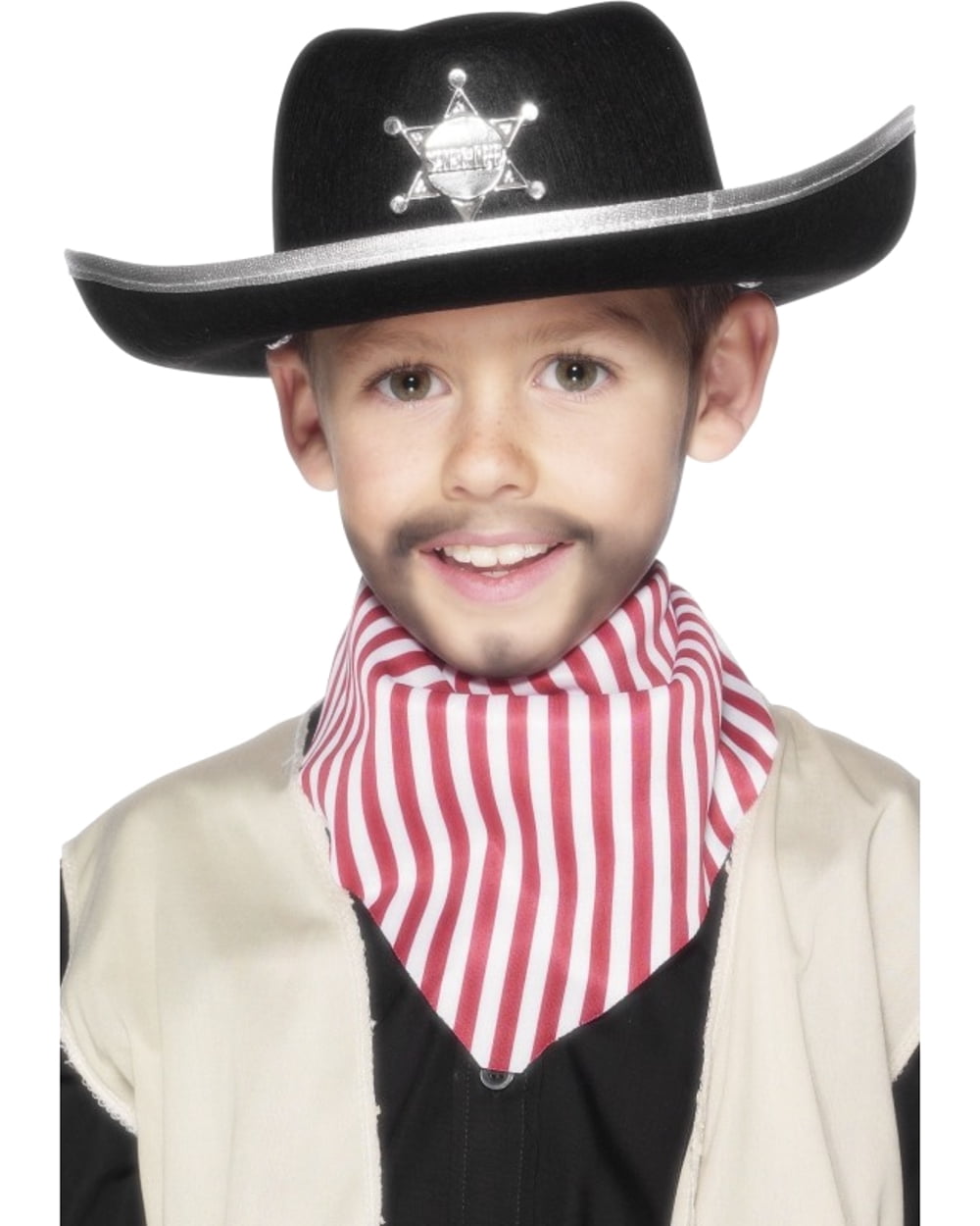 Smiffy's Costumes Child's Black Sheriff Hat With Star Western