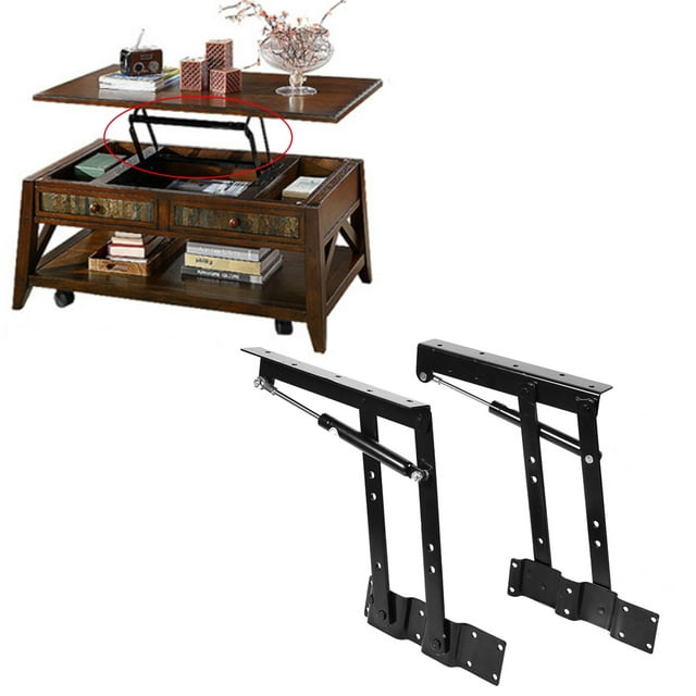 Kritne Lift Up Hydraulic Hinge, 2x Practical Lift Up Coffee Table ...