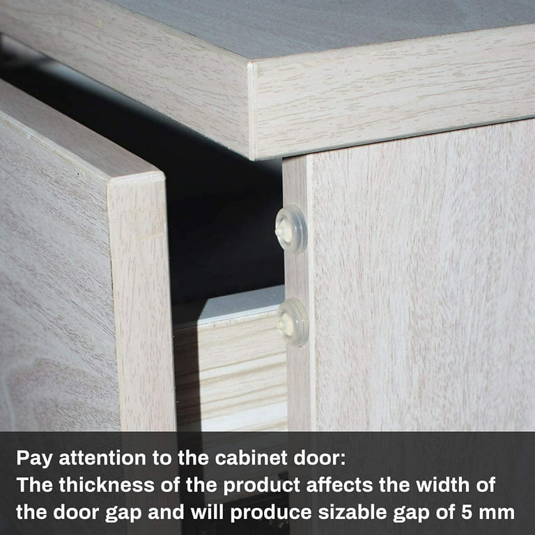 Small Self-Adhesive Felt Cabinet Door Bumpers X-Protector 100pcs 3/8