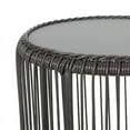 thumbnail image 2 of Noble House Olvera 3 Piece Outdoor Wicker Conversation Set in Gray, 2 of 11