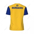 thumbnail image 3 of Exclusive design Barbados Flag Grain 3D Printed Men For Running Bike Soccer Tennis Fitness Sports tshirt Mesh Fans Short T-shirt, 3 of 10