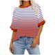 thumbnail image 1 of Camiseta de Manga Corta de Cuello Redondo de Impresión Cómoda Casual para las Mujeres, Camisetas Cortas para las Mujeres, 1 of 4