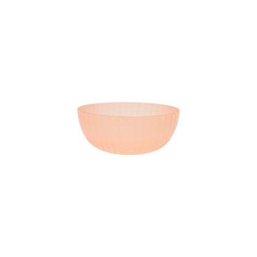 Mainstays - Pink Round Plastic Swirl Pattern Cereal Bowl, 38-Ounce