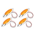 thumbnail image 1 of Side Marker Lamp,4pcs 6.5in 16LED Oval LED Marker Light Truck Light Finest Materials, 1 of 7