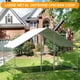 thumbnail image 2 of Outdoor 6ft heavy - duty metal walk - in poultry cage para ducks y hens: waterproof, uv - protected, featuring lockable double doors y peaked roof para backyard farms, 2 of 7