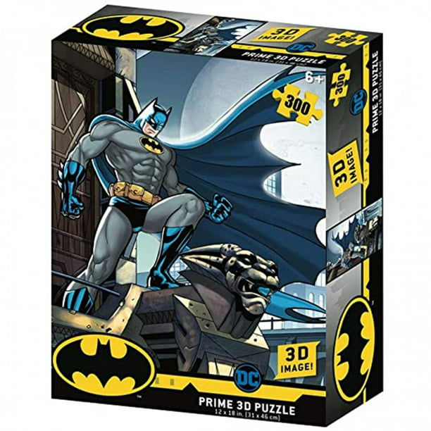 Llevando camarera defecto DC Comics Batman Standing on a Gargoyle Image 300pc Puzzle - Walmart.com