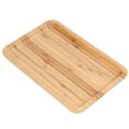 thumbnail image 3 of Bandeja De Bambú De Bambú, Bandeja Rectangular Elegante Y Segura Para Comida, Sin Tóxicos, Para Café, Té Y Desayuno, 3 of 7