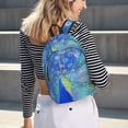 thumbnail image 7 of Balery Peacock Vintage Canvas Backpack for Men and Women - Large Capacity, Durable Travel Laptop Bag for School, Work, Hiking, and Outdoor Activities, 7 of 7