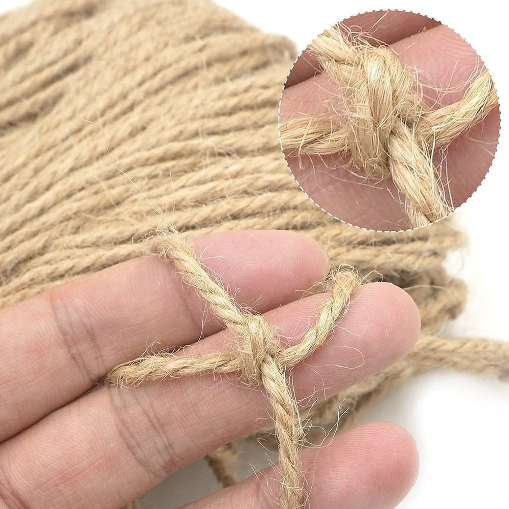 Vintage Jute Rope Plant Support Net Vegetable Balcony Garden Shed Hemp Rope Net 2 X 5M Smile Home