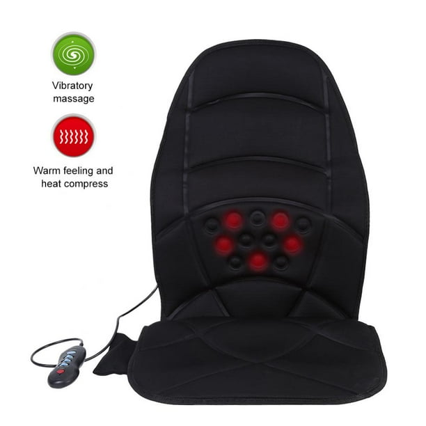 Car /Home Massager Cushion, 8 Mode 3 Intensity Neck Back Lumbar Full