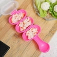 thumbnail image 2 of 2025 Rice Ball Molds Shaker Sushi Maker Mould DIY Ball Shaped Kitchen Tools Rice Baller - Pink, 2 of 5