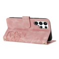 thumbnail image 2 of For Samsung Galaxy S22 Ultra 5G Case Tulip Leather Phone Cover with 5 Card Slots Wallet - Pink, 2 of 5