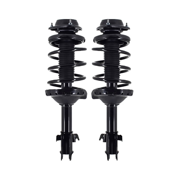 Pair of 2 Front L-R Quick Complete Strut-Coil Spring For 2006-2008 Subaru Forester 2.5L