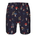 thumbnail image 4 of Kll Mushrooms3 Men'S Casual Summer Beach Shorts Hawaiian Shorts With Pockets-Xx-Large, 4 of 9