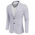 thumbnail image 3 of COOFANDY Sport Coats for Men Slim Fit Linen Suit Jackets Lightweight Big and Tall Business Sport Coats, 3 of 6