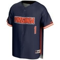 thumbnail image 2 of Youth GameDay Greats #1 Navy Virginia Cavaliers Lightweight Baseball Jersey, 2 of 4