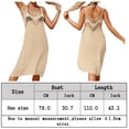thumbnail image 2 of Blusa Trajes de playa con correa de espagueti, vestidos largos de playa con cuello en V para mujer (beige) Ygjytge Beige Única para Mujer, 2 of 5