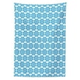 thumbnail image 3 of Ambesonne Ethnic Tablecloth Rectangular Table Cover, Polish Flower Pattern, 52"x70", Blue and Dark Blue, 3 of 4