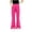 Solid Colors, variant on Fancifize Girls Flare Leg Cargo Pants, School Uniform Flat Button Pants for Teens, Cozy Bell Bottom Trouser with Pockets 5-15 Years